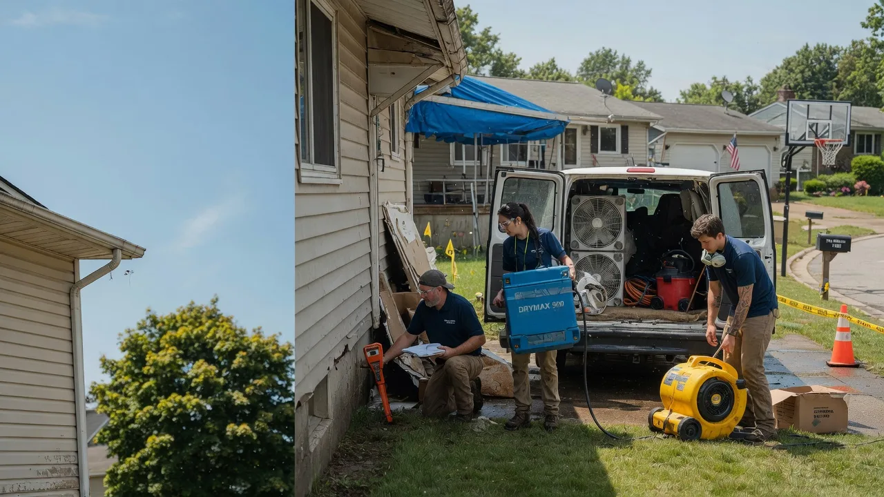 Ceiling Leak Cleanup in Westerville, OH near me
