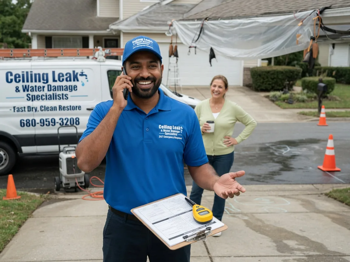 Ceiling Leak Cleanup Westerville, OH FAQs